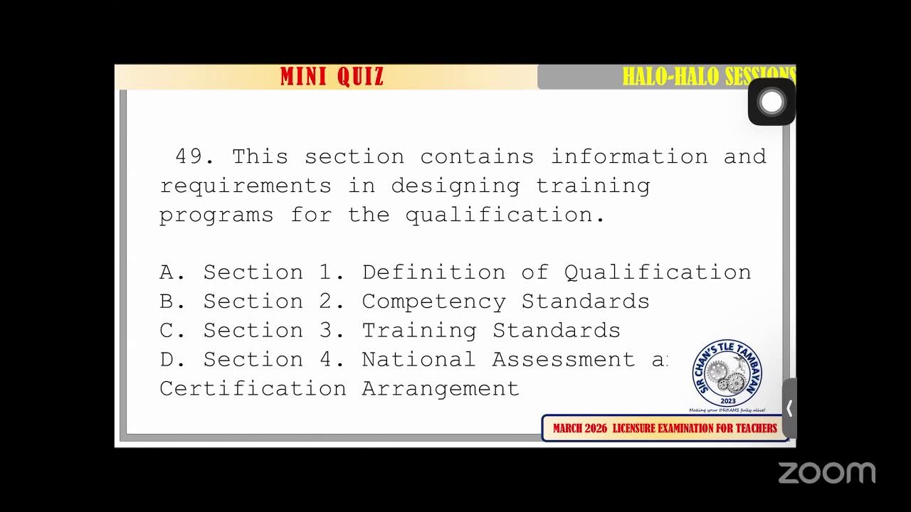 TLTVE Mini Quiz #4