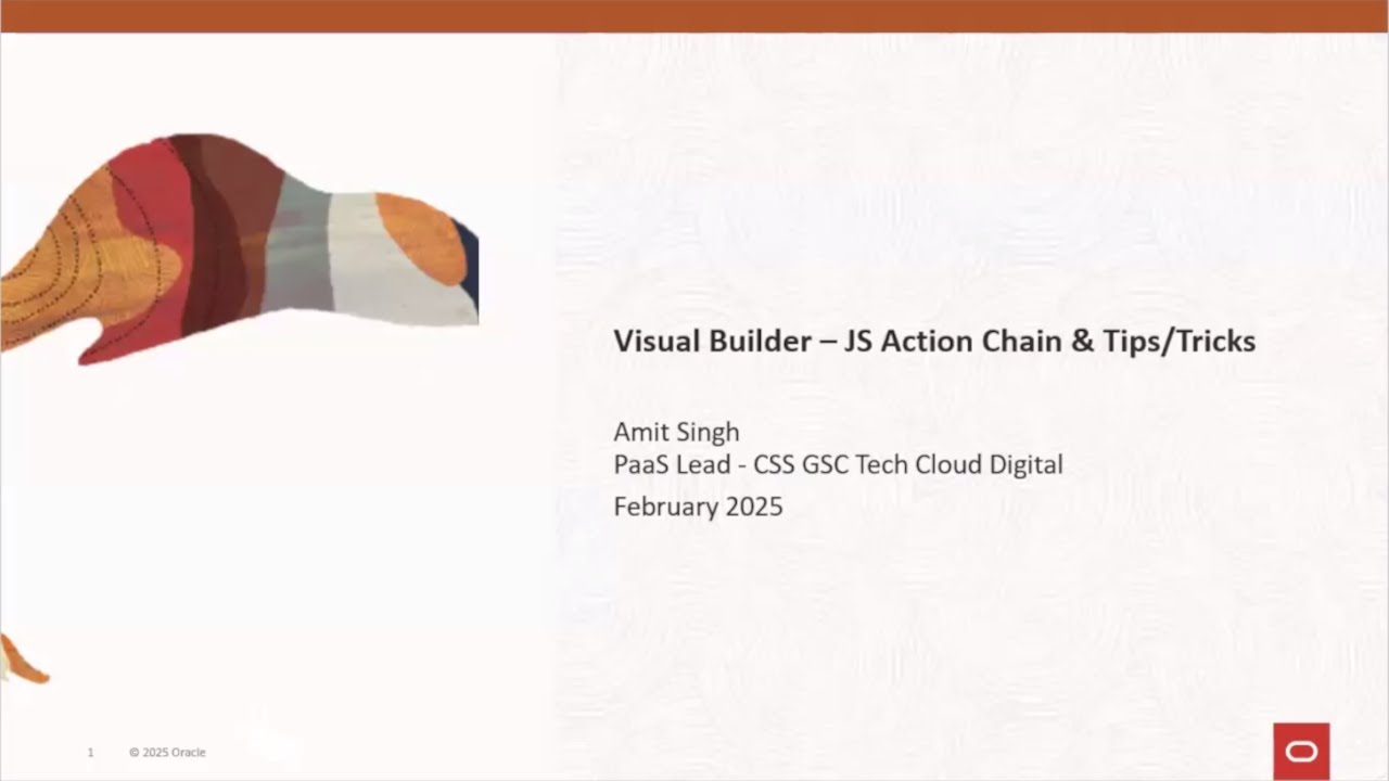 Deep dive into Visual Builder coding concepts