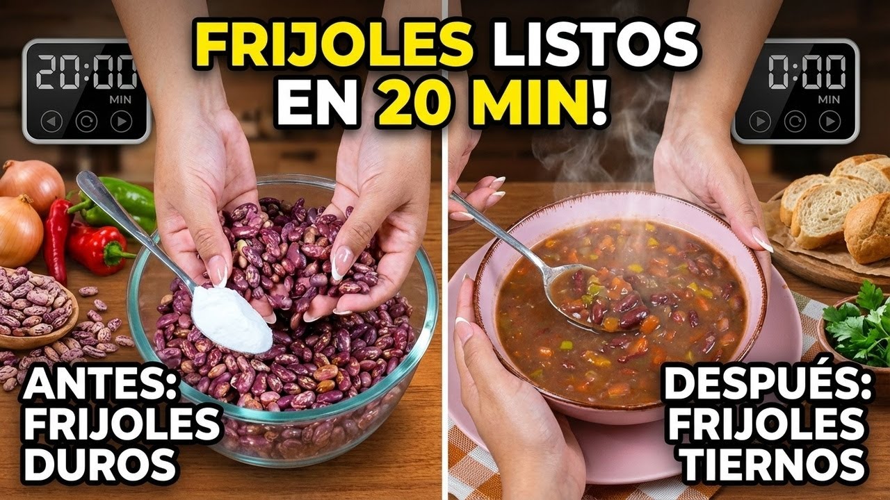 Cómo ablandar frijoles sin remojar ¡en solo 20 minutos!