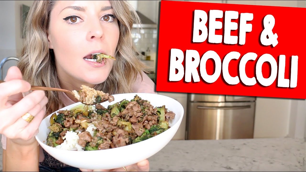 WE MADE BEEF AND BROCCOLI // Grace Helbig