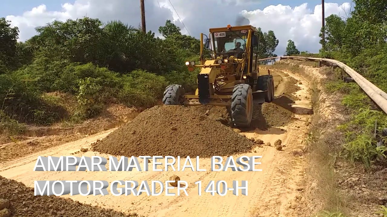 AMPAR MATERIAL BASE MOTOR GRADER 140-H || ALOHI OFFICIAL