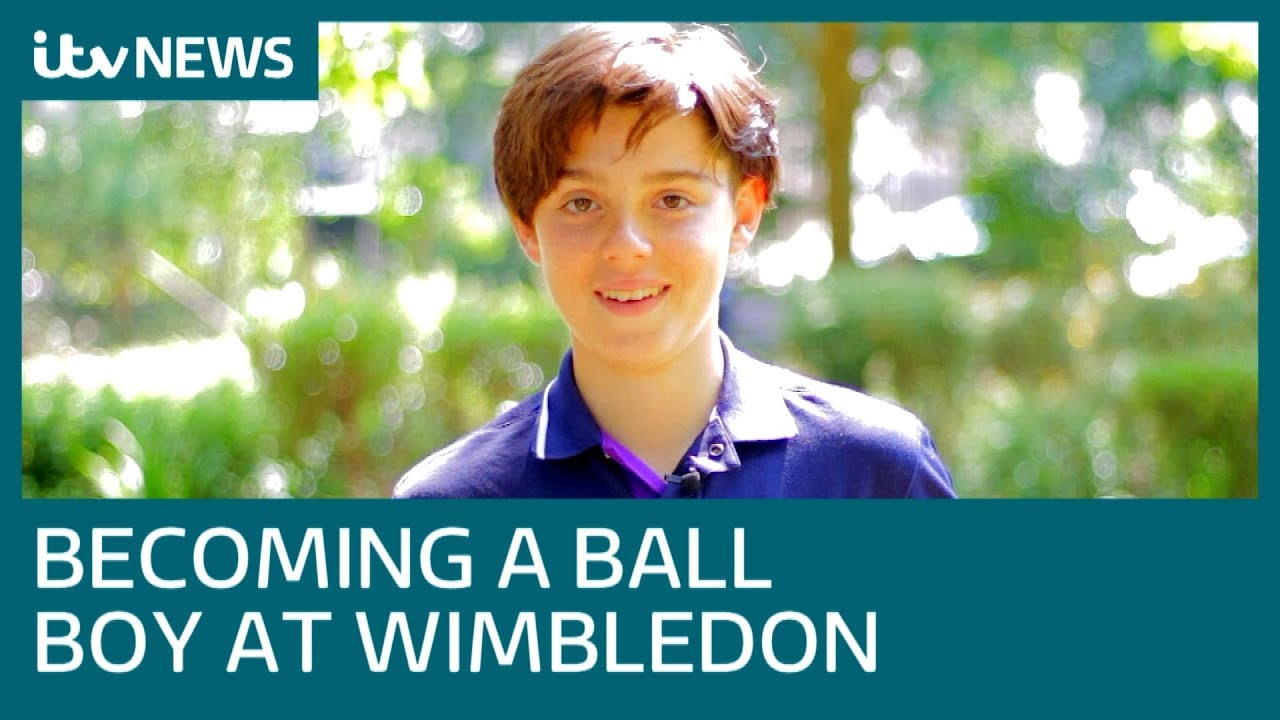 Reuben Gabb's advice on becoming a ball boy or ball girl at Wimbledon | ITV News