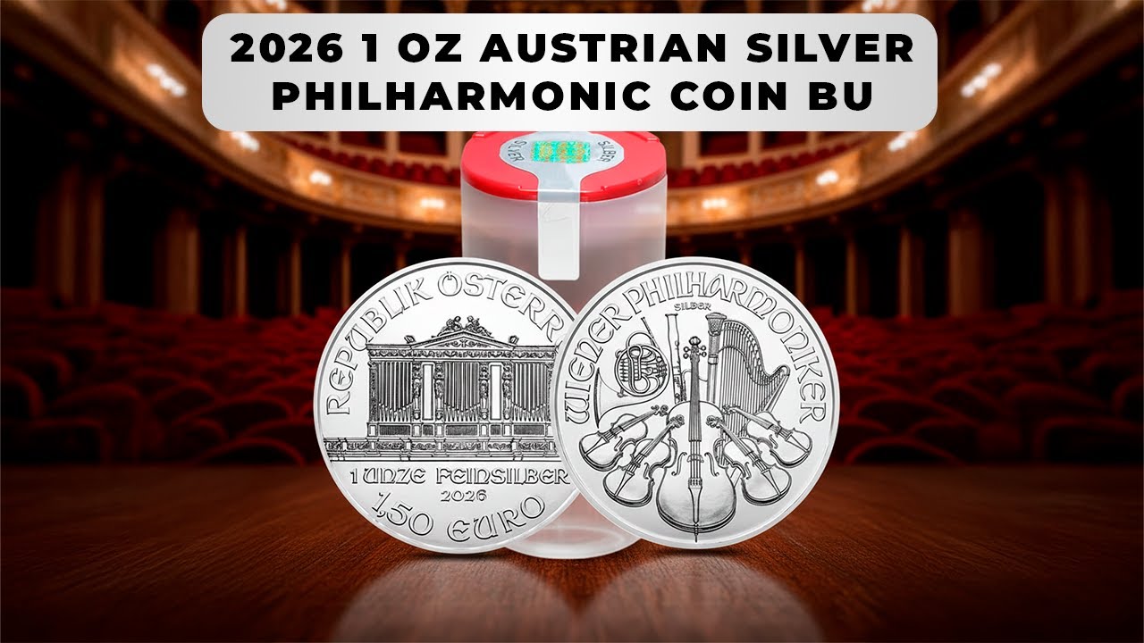 2026 1 oz Austrian Silver Philharmonic Coin BU