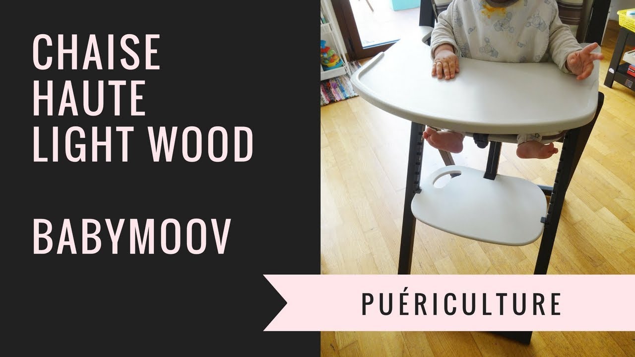CHAISE HAUTE LIGHT WOOD BABYMOOV
