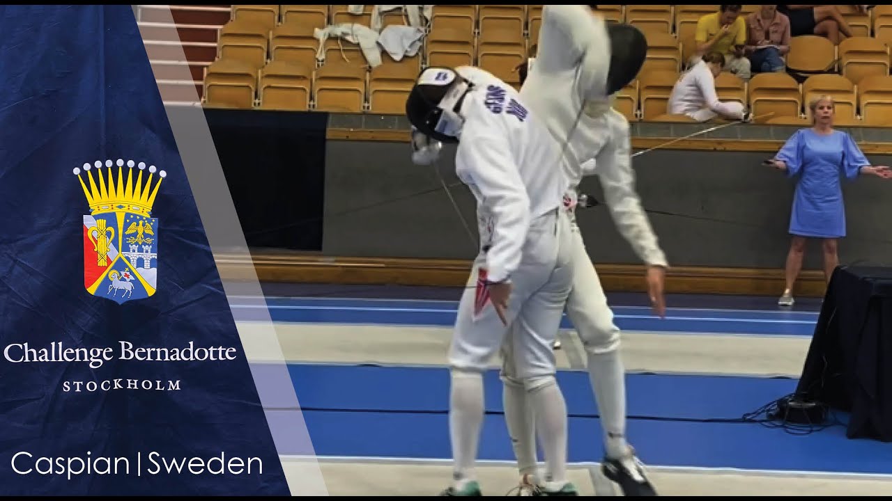 Challenge Bernadotte 2024 epee pool Caspian P. vs Tomas Geitung
