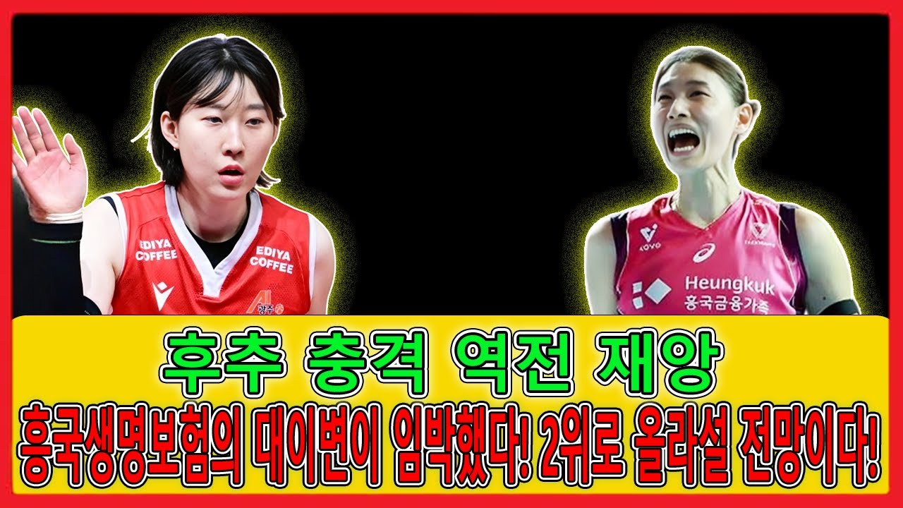 페퍼 세이빙스 뱅크 여자 배구팀이 또다시 충격적인 패배를 당했습니다! 상대팀의 경기력이 너무 높았습니다… 흥국생명보험이 대이변을 일으키며 2위 자리를 눈앞에 두고 있습니다!