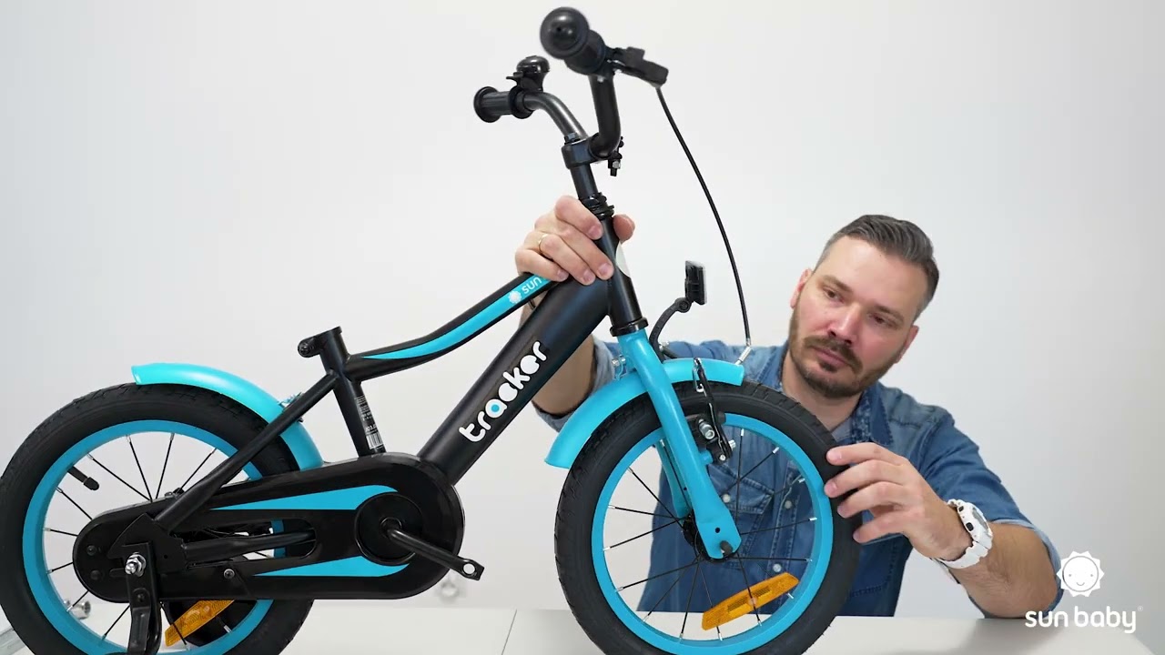 Rower dla chłopca Tracker Bike od 3 do 6 lat, 14 16 cali - instrukcja składania