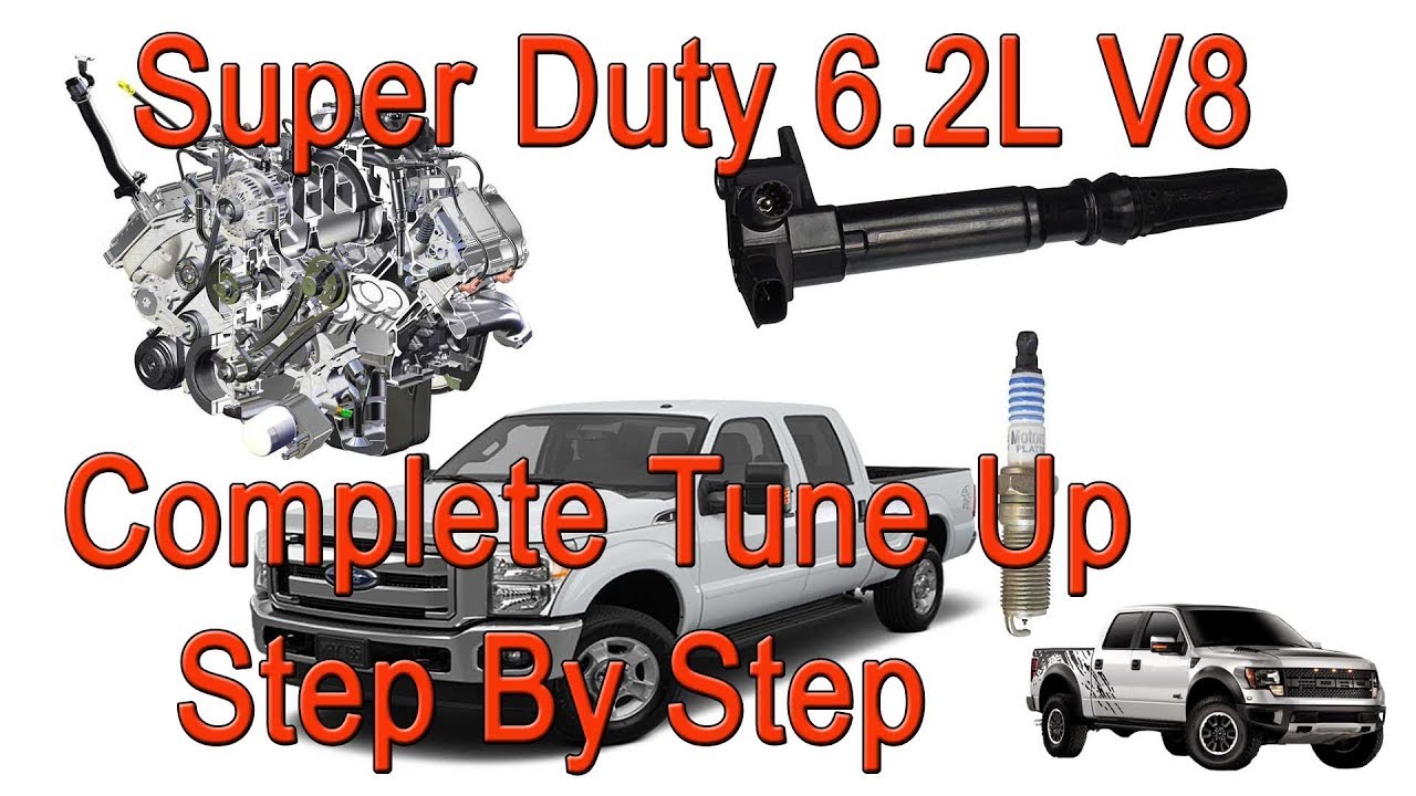 2011-2016 FORD F250 6.2 V8 SPARK PLUGS AND COIL PACKS REPLACEMENT - SUPER DUTY