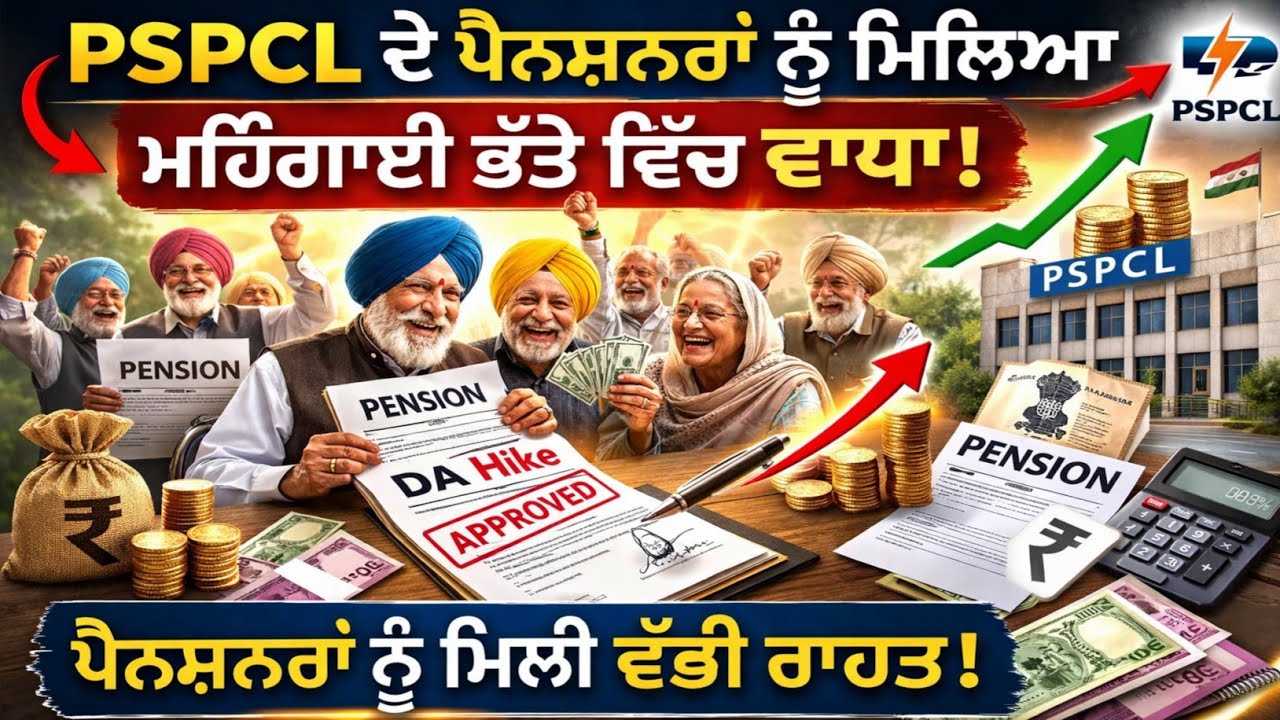PSPCL Pensioners ਲਈ ਵੱਡੀ ਖੁਸ਼ਖਬਰੀ! DA ਤੇ ਕੋਰਟ ਦਾ ਫੈਸਲਾ ਆ ਗਿਆ #punjabpensioners #pspcl #arrears