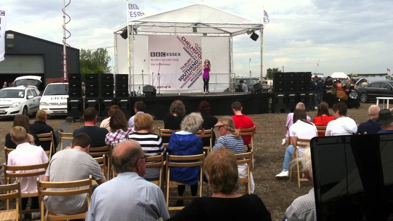 Georgia Garrett BBC Radio Essex Stage Yamaha M7CL 48 Bose 302 802 Stage Hire