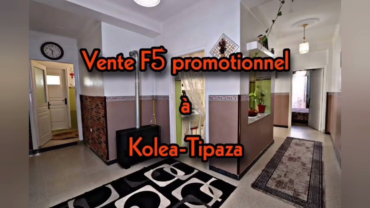 Vente F5 promotionnel à Kolea-Tipaza 143m² 👉 شقة واسعة للبيع ببلدية القليعة ولاية تيبازة 