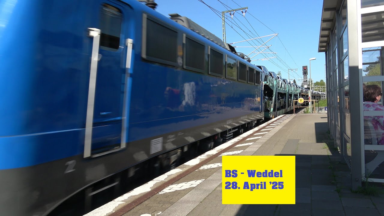 Trainspotting in BS - Weddel 28. April 2025