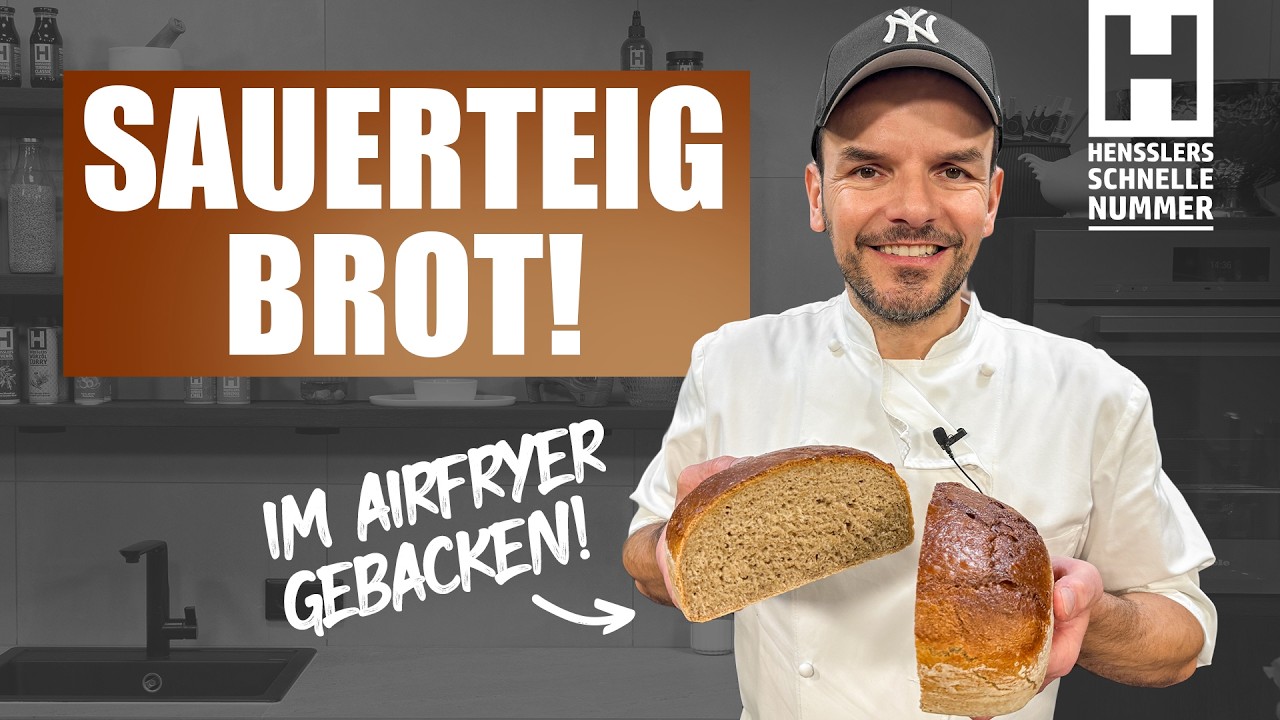 Sauerteigbrot im Airfryer – einfach & knusprig