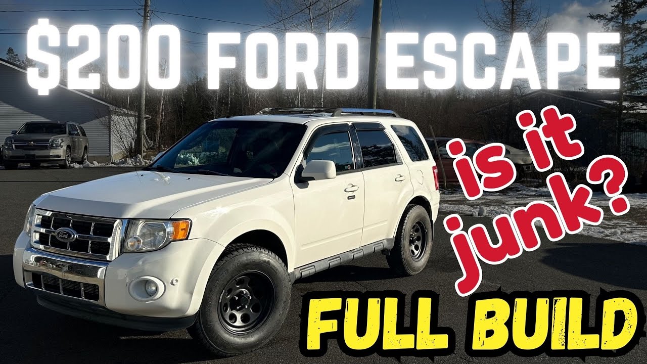$200 Lifted Ford Escape-Full Build