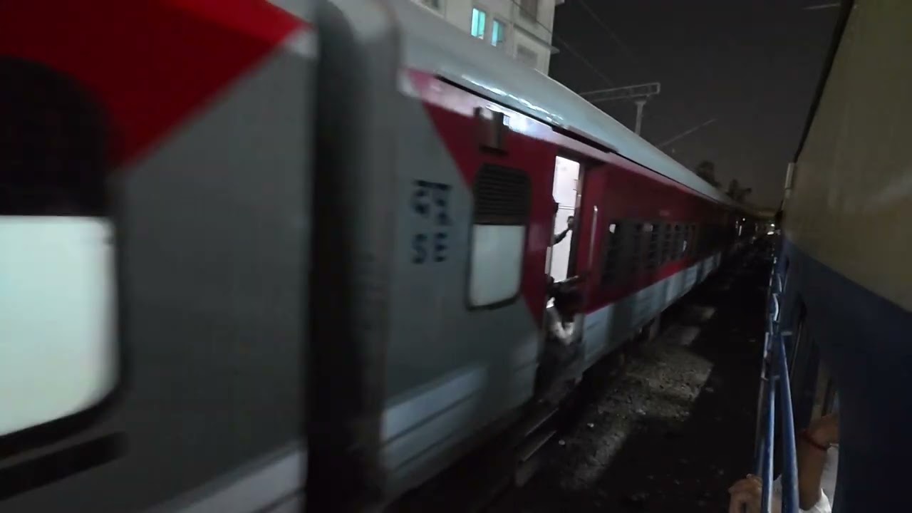 Magadh express with wap 9 engine leaving patna junction 