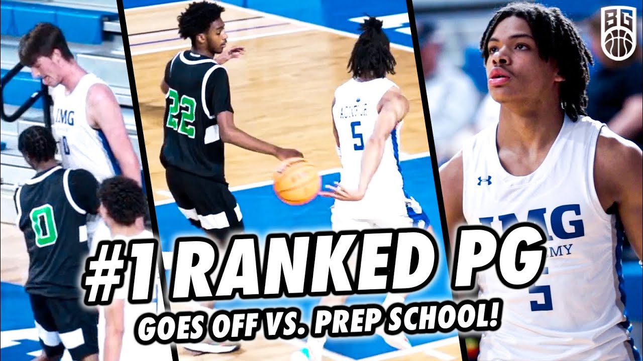 #1 Ranked PG Darius Acuff GOES OFF vs. Prep School & 7'7 Olivier Rioux Couldn't be STOPPED!
