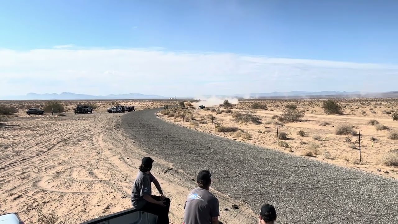 Robby and Max Gordon / 2025 Parker 400 Q1 ( Video credit Don B.)