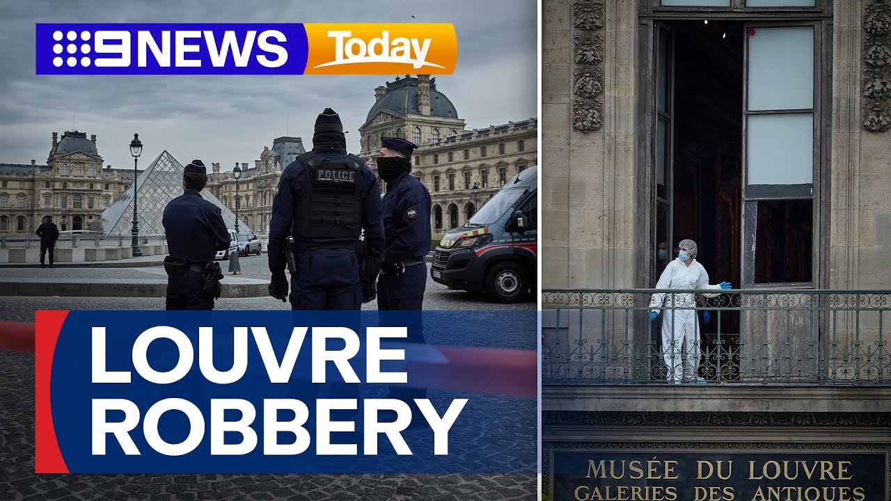 How Did Thieves Steal From The Louvre In 7 Minutes? | 9 News Australia