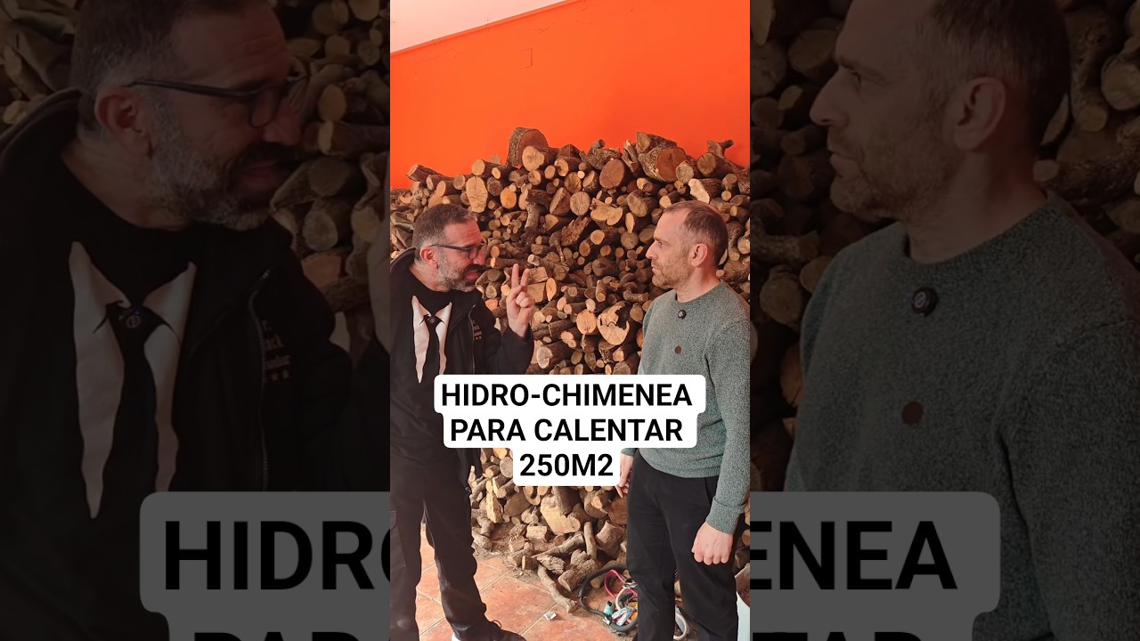 Con una hidro-chimenea se puede calentar una casa de 250m2