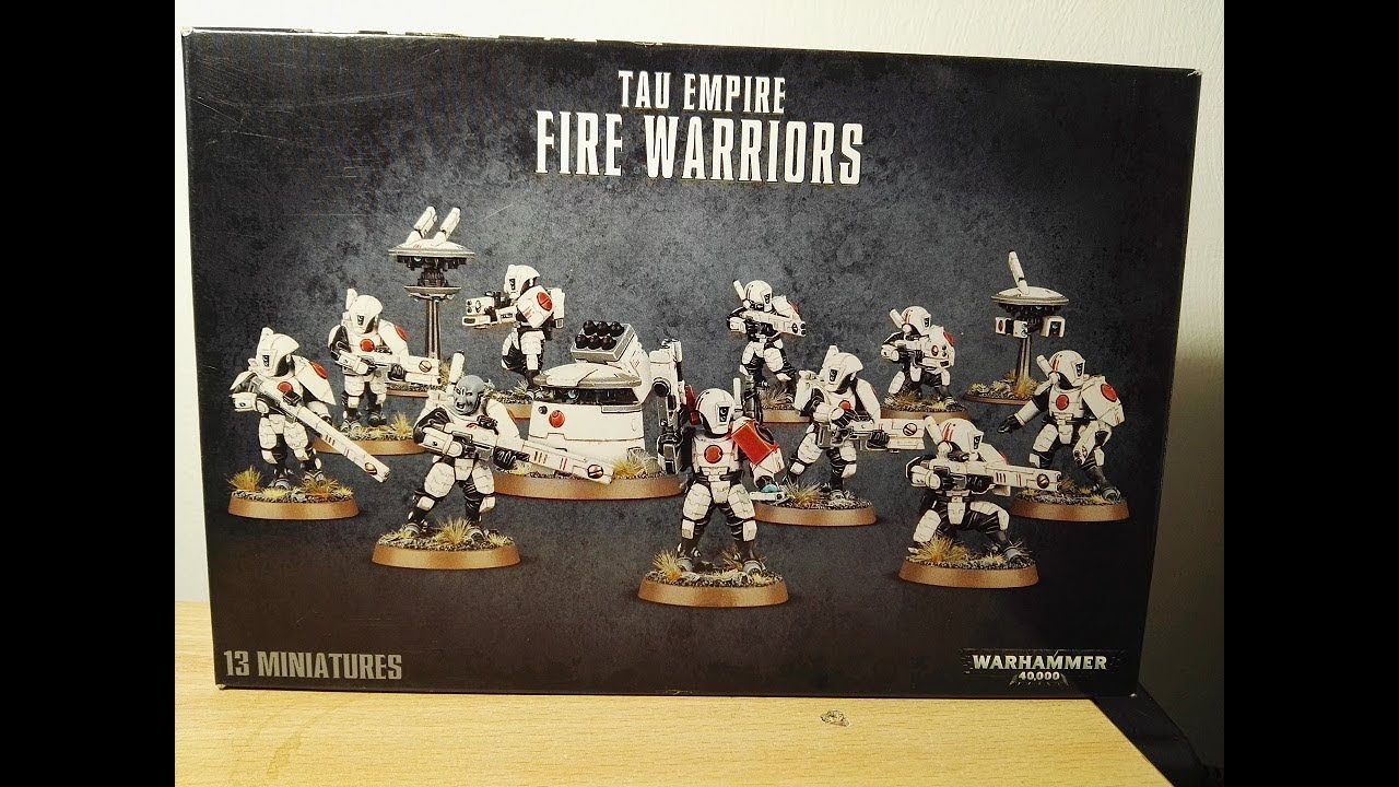 Анбокс: Tau Empire Fire Warriors.