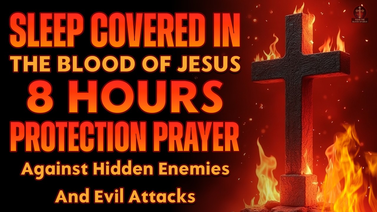 Sleep Covered in the Blood of Jesus: 8 Hours Protection Prayer Against Hidden enemies & Evil Attacks