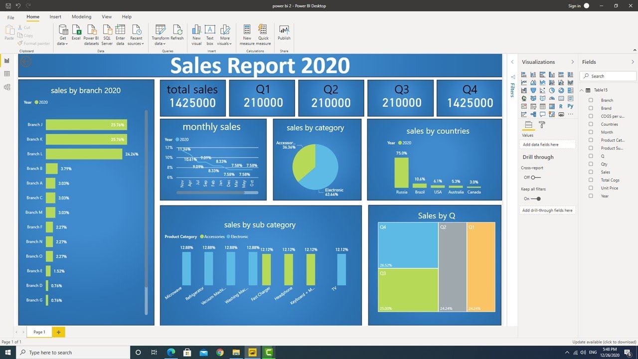 شرح برنامج power bi من البداية للاحتراف - بور بي اي