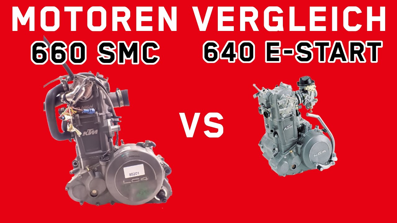 Der vergleich KTM  660 vs. 640