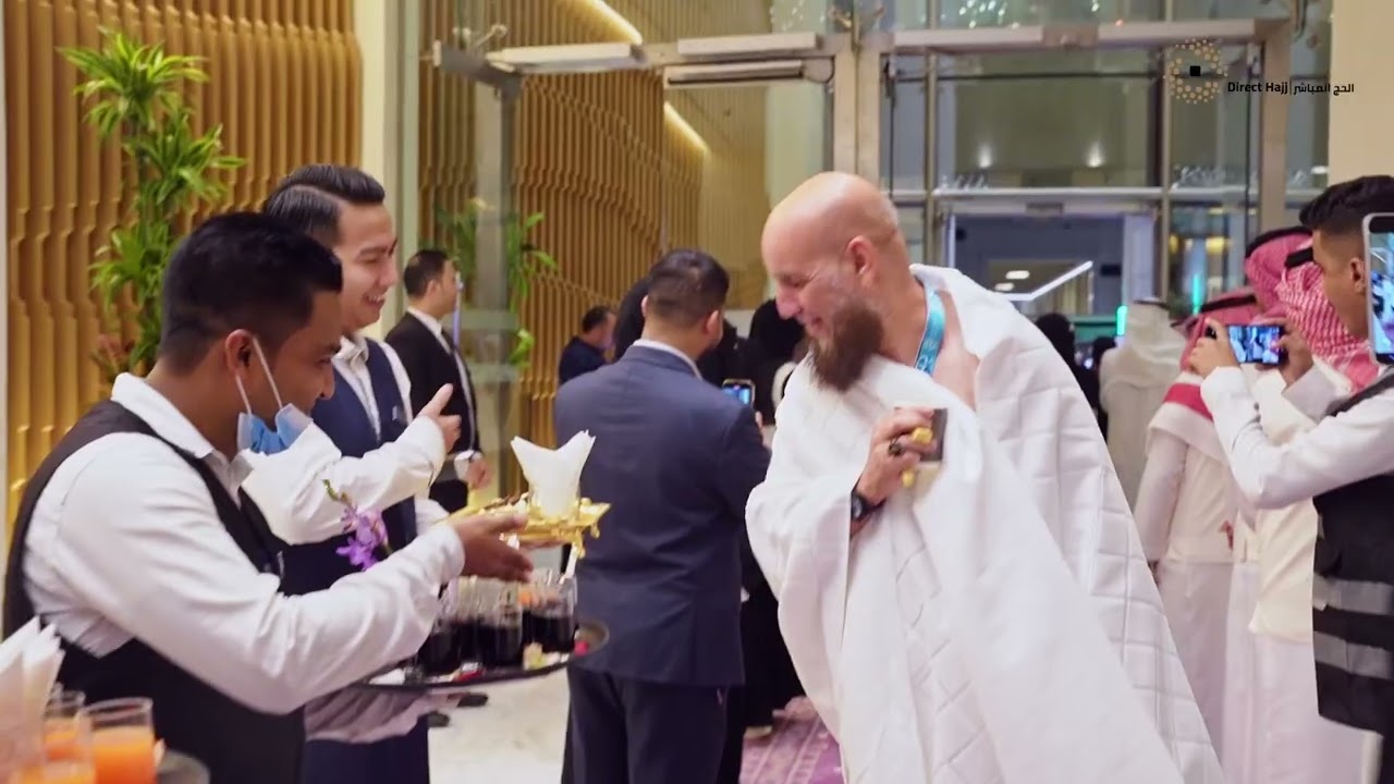 Albait Guests | Direct Hajj – Heartfelt reception for groups of pilgrims arriving to Makkah