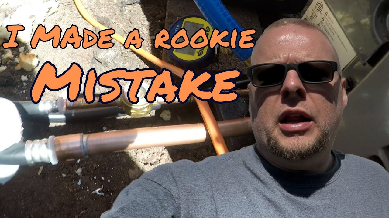 Amana Ac install with Yoga Pipe? See How it's Done! In a trailer