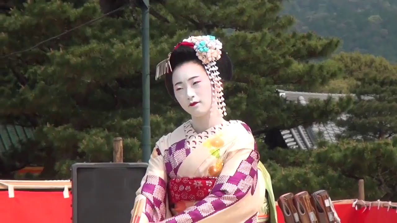 Heian Shrine Festival, Maiko Dance - 舞妓
