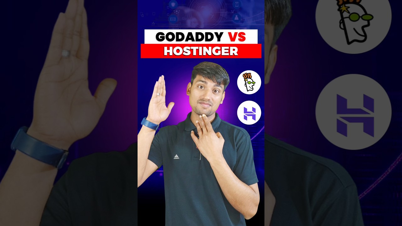 Godaddy Vs Hostinger | Difference Between Godaddy And Hostinger | Cheap Domain Company | #domain