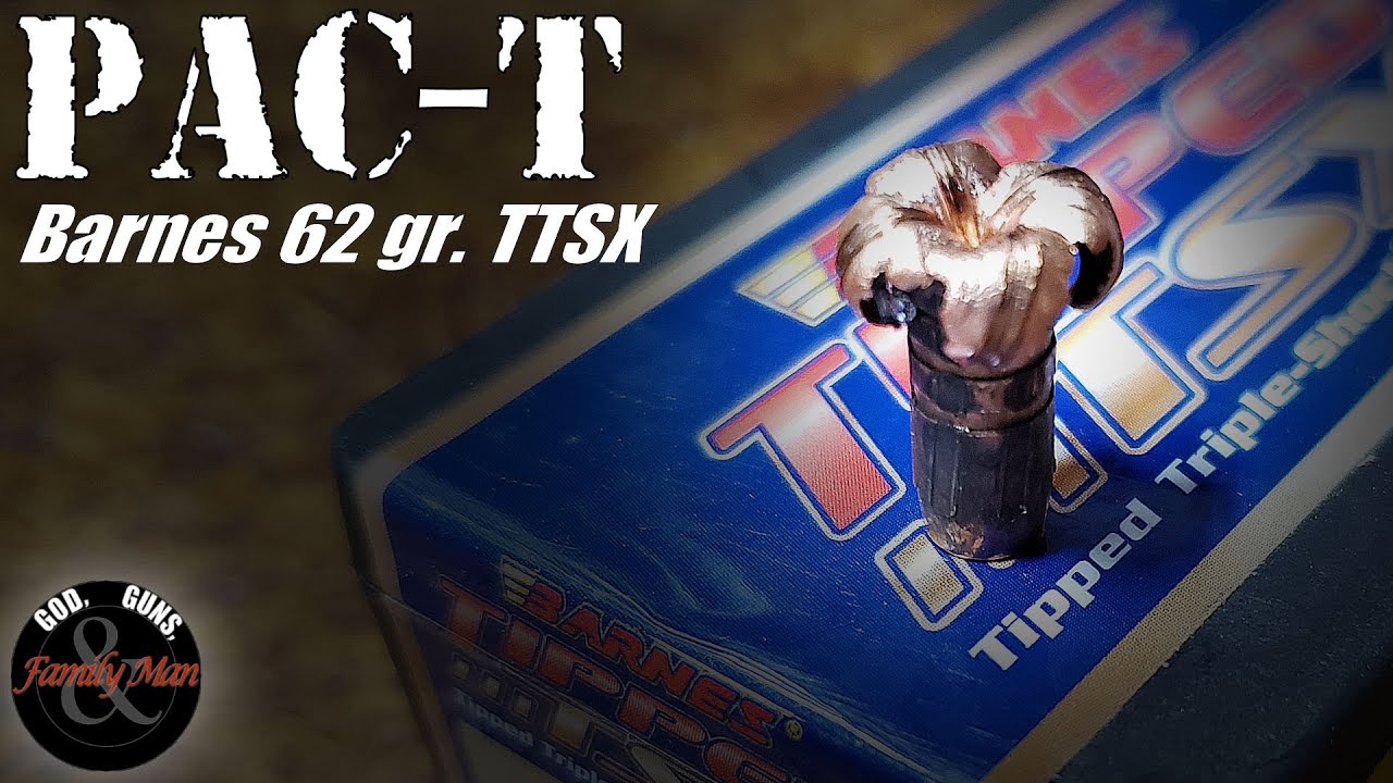 Testing the 62 gr Barnes TTSX Bullet