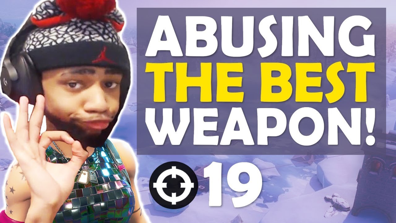 ЗЛОУПОТРЕБЛЕНИЕ ЛУЧШИМ ОРУЖИЕМ В FORTNITE....