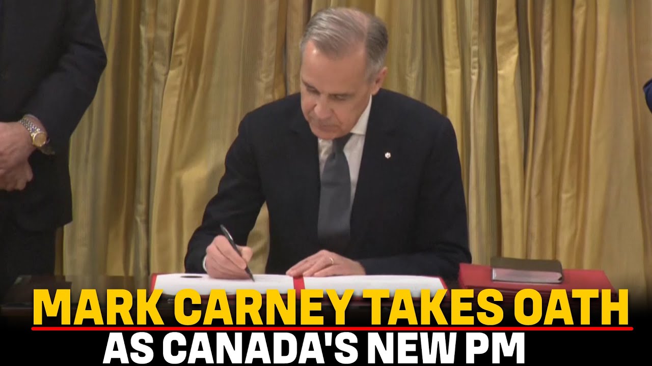 LIVE: Mark Carney takes oath as Canada's 24th Prime Minister | Cabinet oath Ceremony| M&eacute;lanie Joly