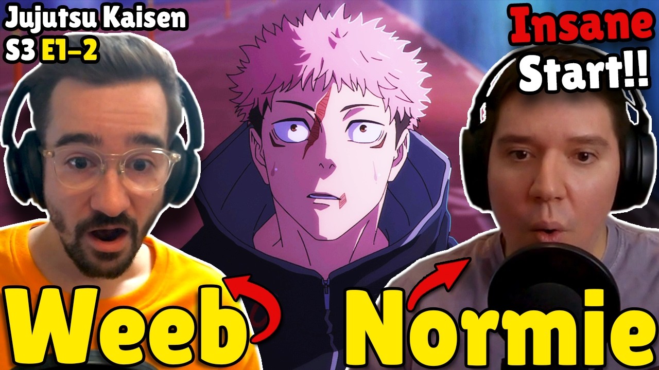 "This was INSANE!!!" - A Weeb & Normie React - Jujutsu Kaisen Season 3 Episode 1-2