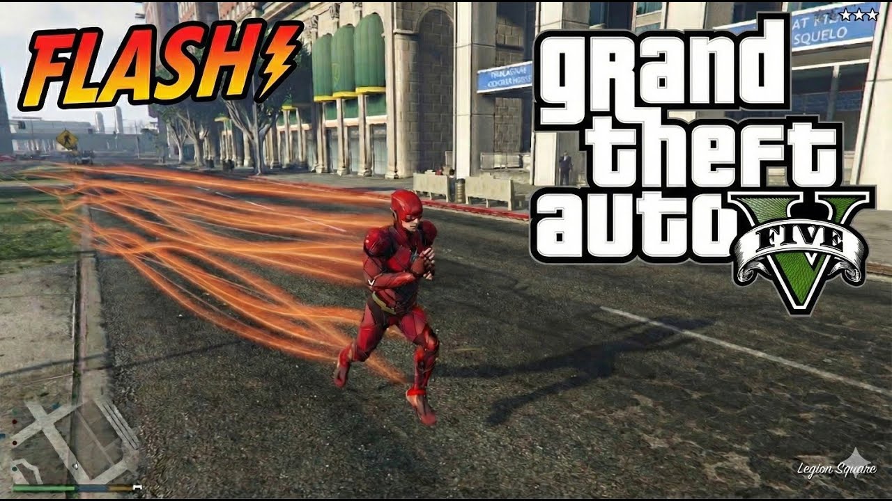 The Flash vs GTA 5: GOD MODE Gameplay (No Commentary)
