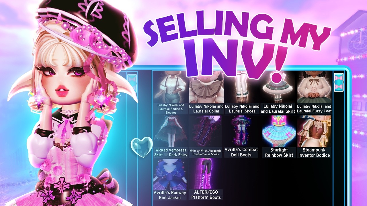 SELLING My ITEMS In Royale High RICH SERVERS! 🏰💎