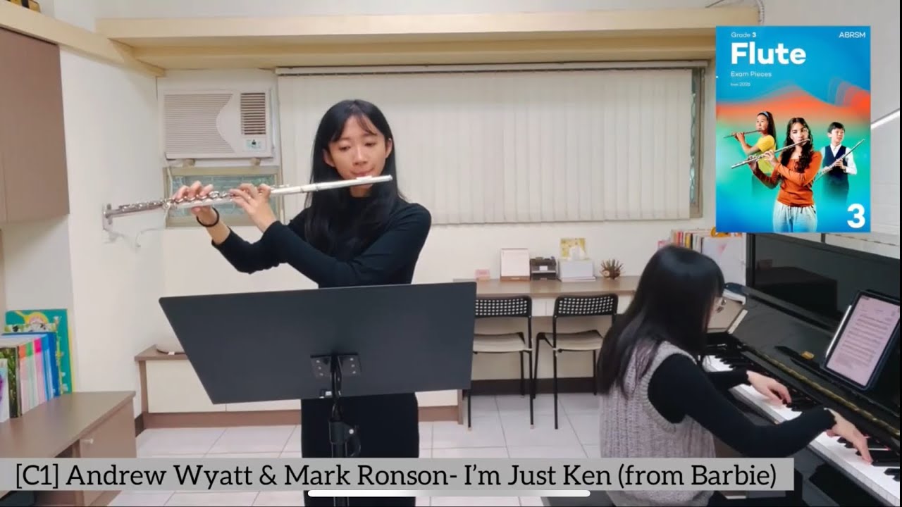 ABRSM Flute Grade 3 C1 AndrewWyatt & MarkRonson- I’m Just Ken (Flute Exam Pieces from 2026)