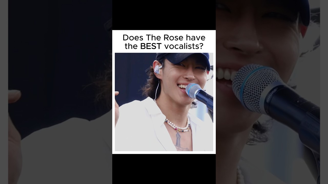 Does The Rose have the BEST vocalists? ❤️🥹 #woosung #dojoon #hajoon #theroseband