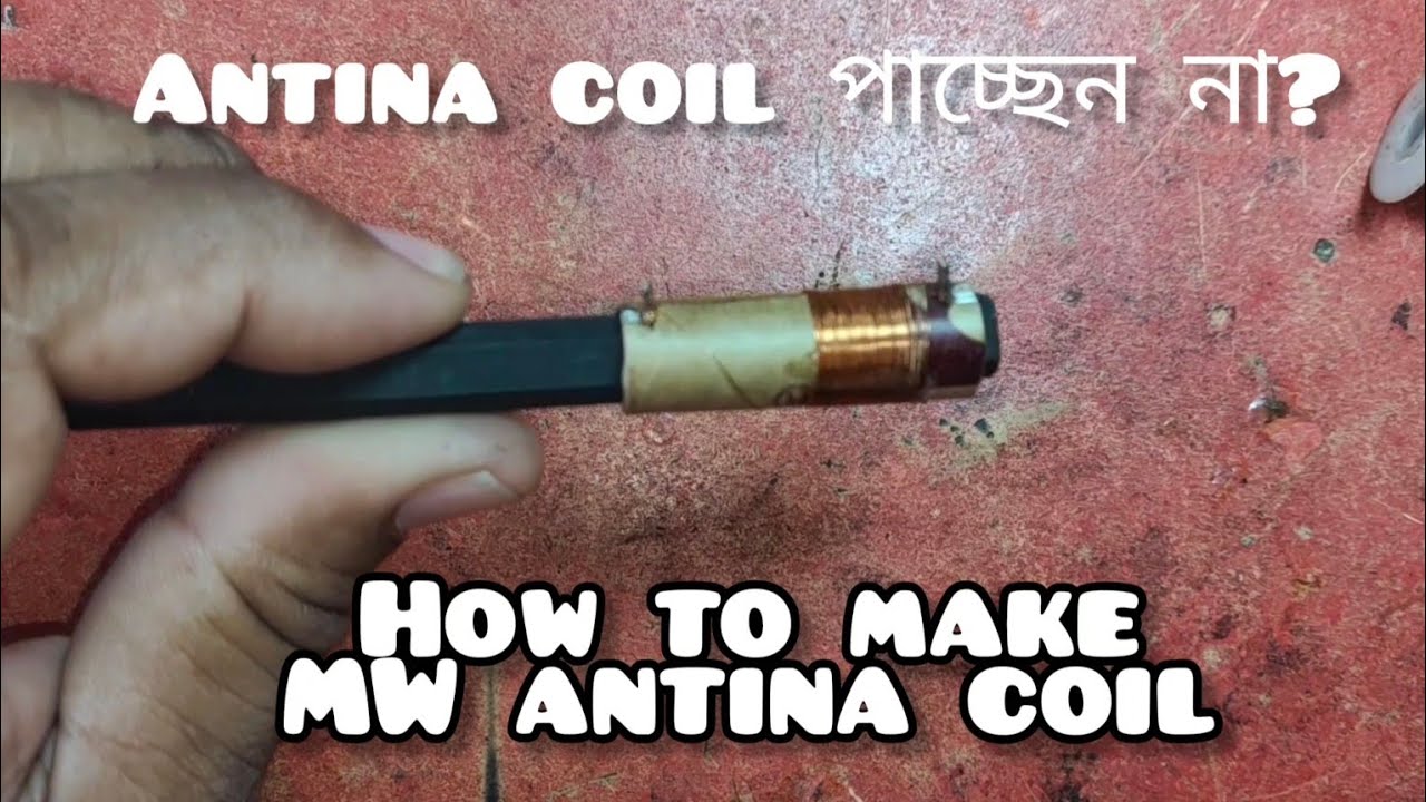 How to make medium wave radio antenna coil step by step
