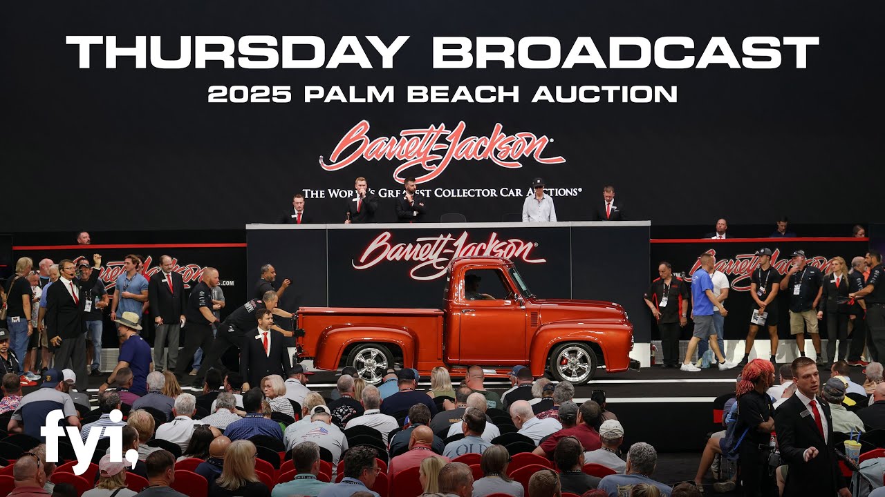 FYI Thursday Broadcast Replay // Barrett-Jackson 2025 Palm Beach Auction // Thursday, April 24, 2025