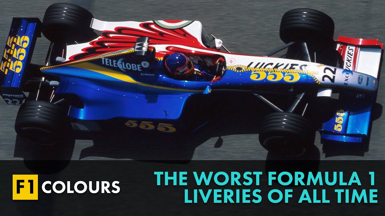 The WORST Formula 1 Liveries of All Time! (F1 Colours)