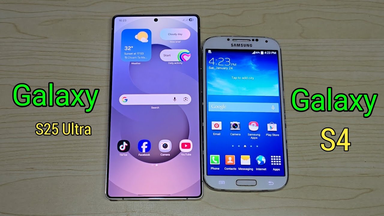 Galaxy S25 Ultra vs Galaxy S4 - SPEED TEST