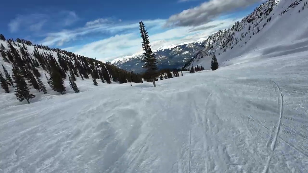 Crystal Bowl to Stairway to the Heaven lift Kicking Horse Feb 9 2026
