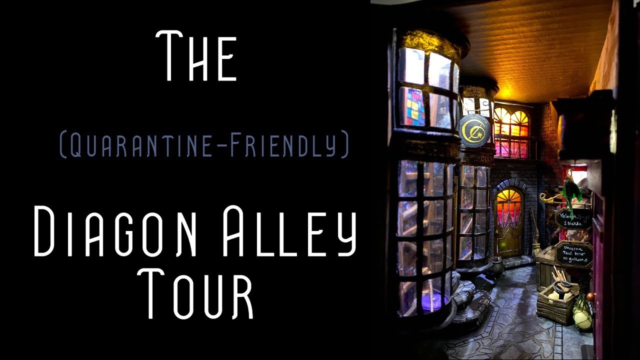 Diagon Alley Book Nook Tour