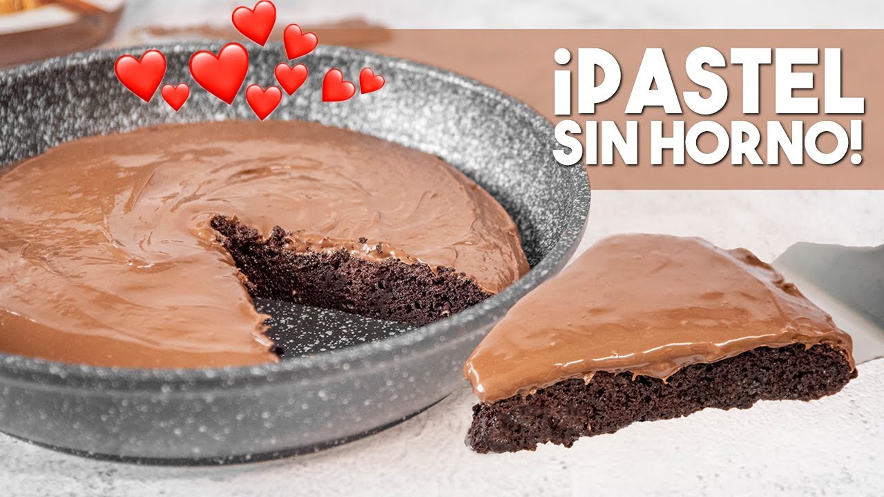 PASTEL de Chocolate SIN HORNO en Sartén 🍫 | Postres en Sartén