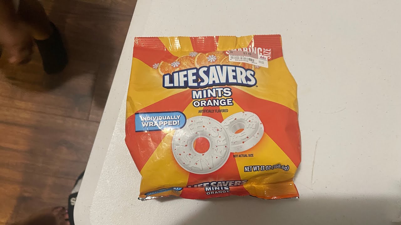 Lifesavers mints Orange 🍊 flavor @brendaseegars #fun #familyfun #Niecestakingover #bloopers