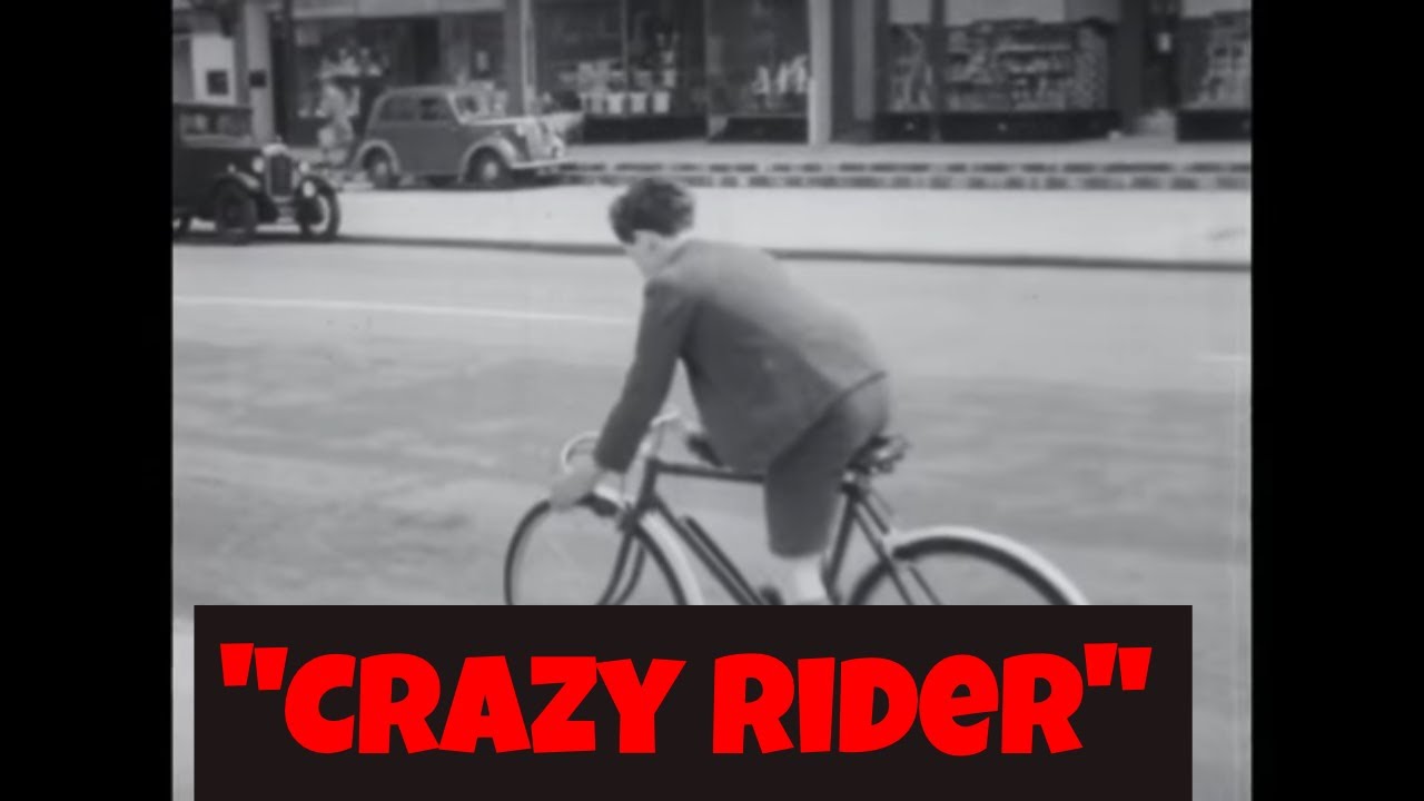 VINTAGE BICYCLE RIDING SAFETY FILM  