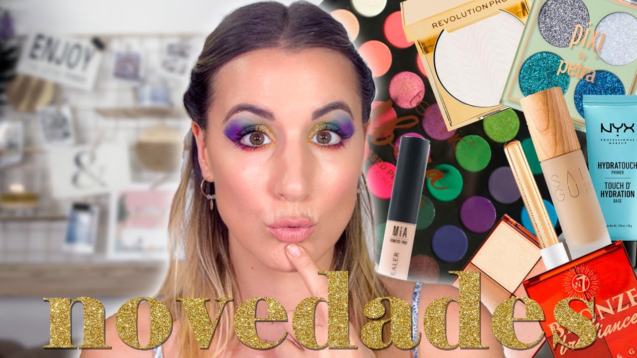 Probando novedades de maquillaje y locuras en mis parpadillos