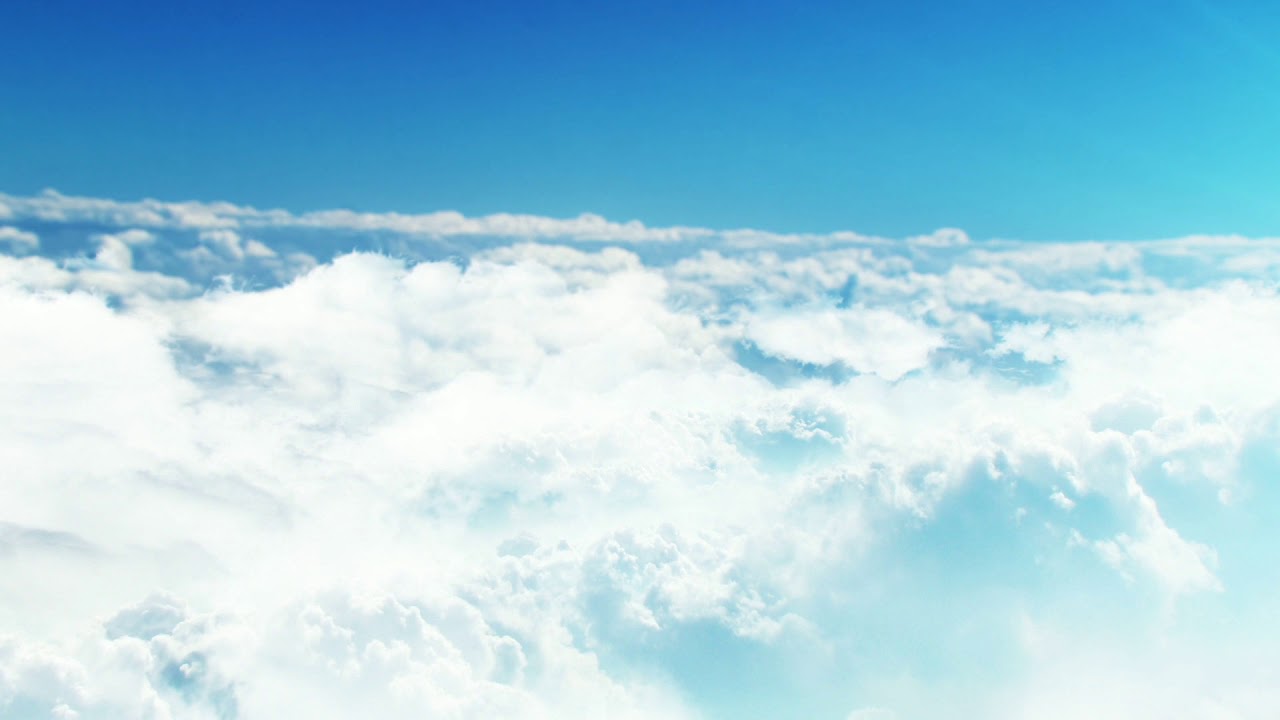 RELAXE vendo Nuvens C&eacute;u nuvens Voo e m&uacute;sica  Calma